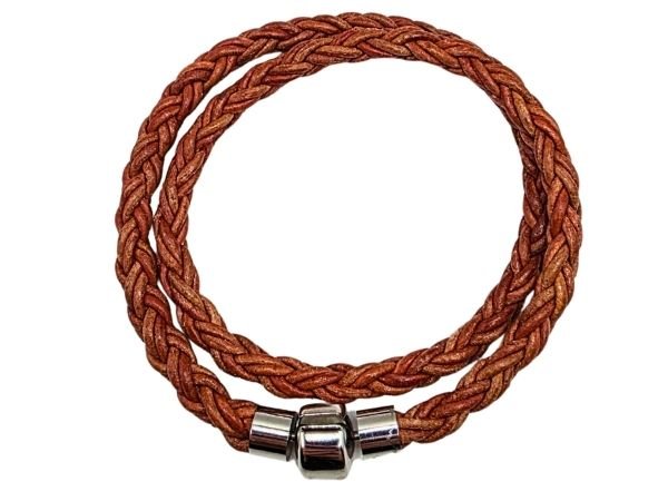 Hawaii Bolo Braided Leather Bracelet - Style 536