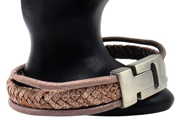 Combination Leather Bracelet - Style 204