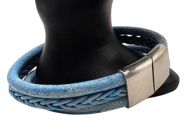 Combination Leather Bracelet - Style 223