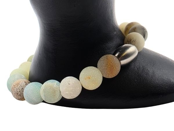 Amazonite Gemstone Bracelet: Style-541 (8mm)