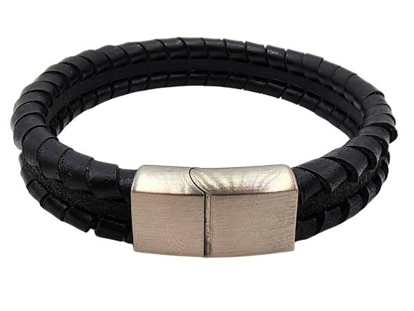 Bruges Braided Leather Bracelet - Style 249