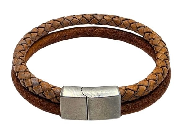 Combination Leather Bracelet - Style 193