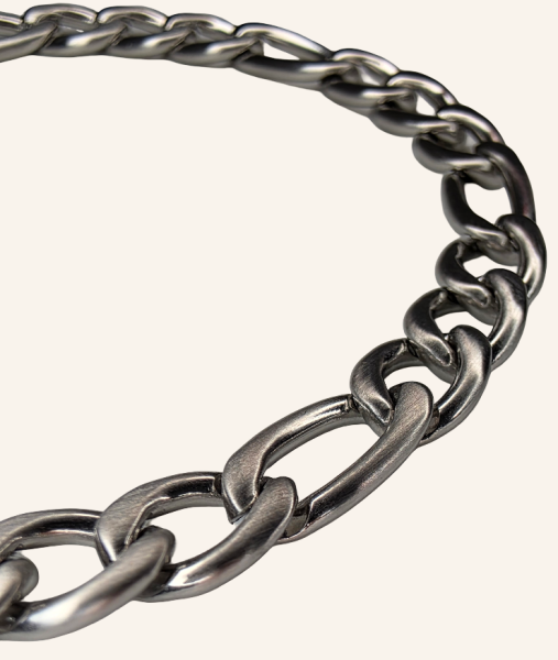 Figaro Chain Bracelet - Silver - Item 999