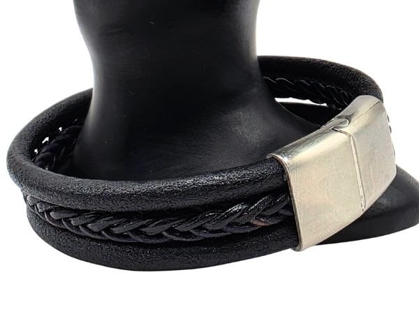 Combination Leather Bracelet - Style 219