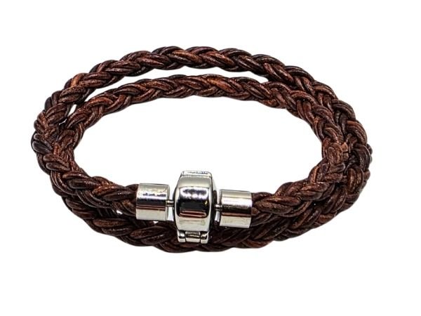 Hawaii Bolo Braided Leather Bracelet - Style 539