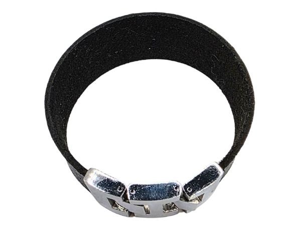 Plain Flat Leather Bracelet - Style 302