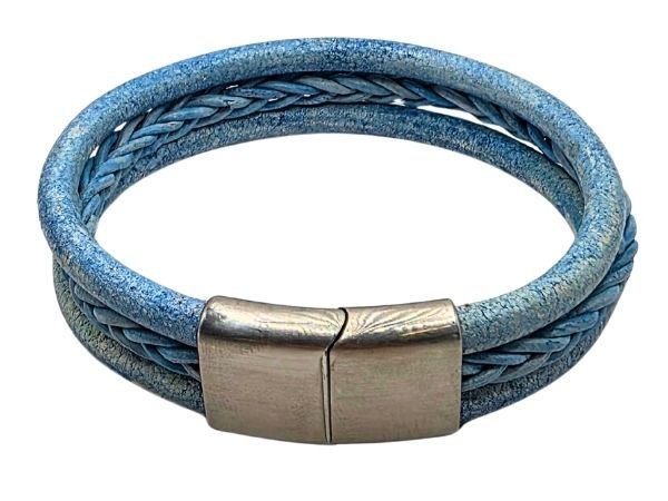 Combination Leather Bracelet - Style 223